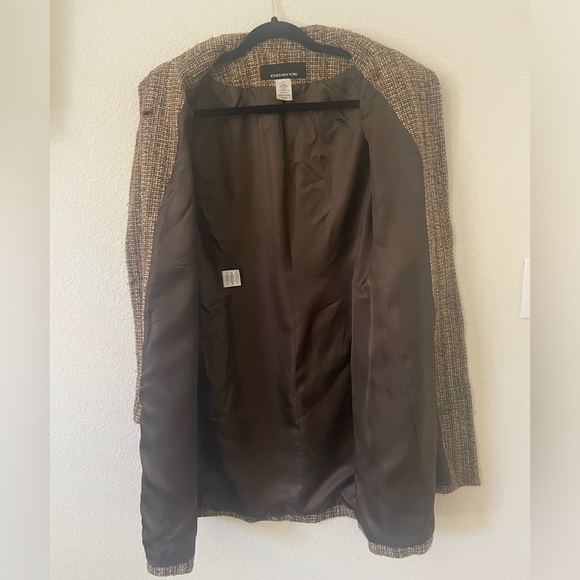 Vintage Jones New York tweed trench coat - Picture 5 of 5